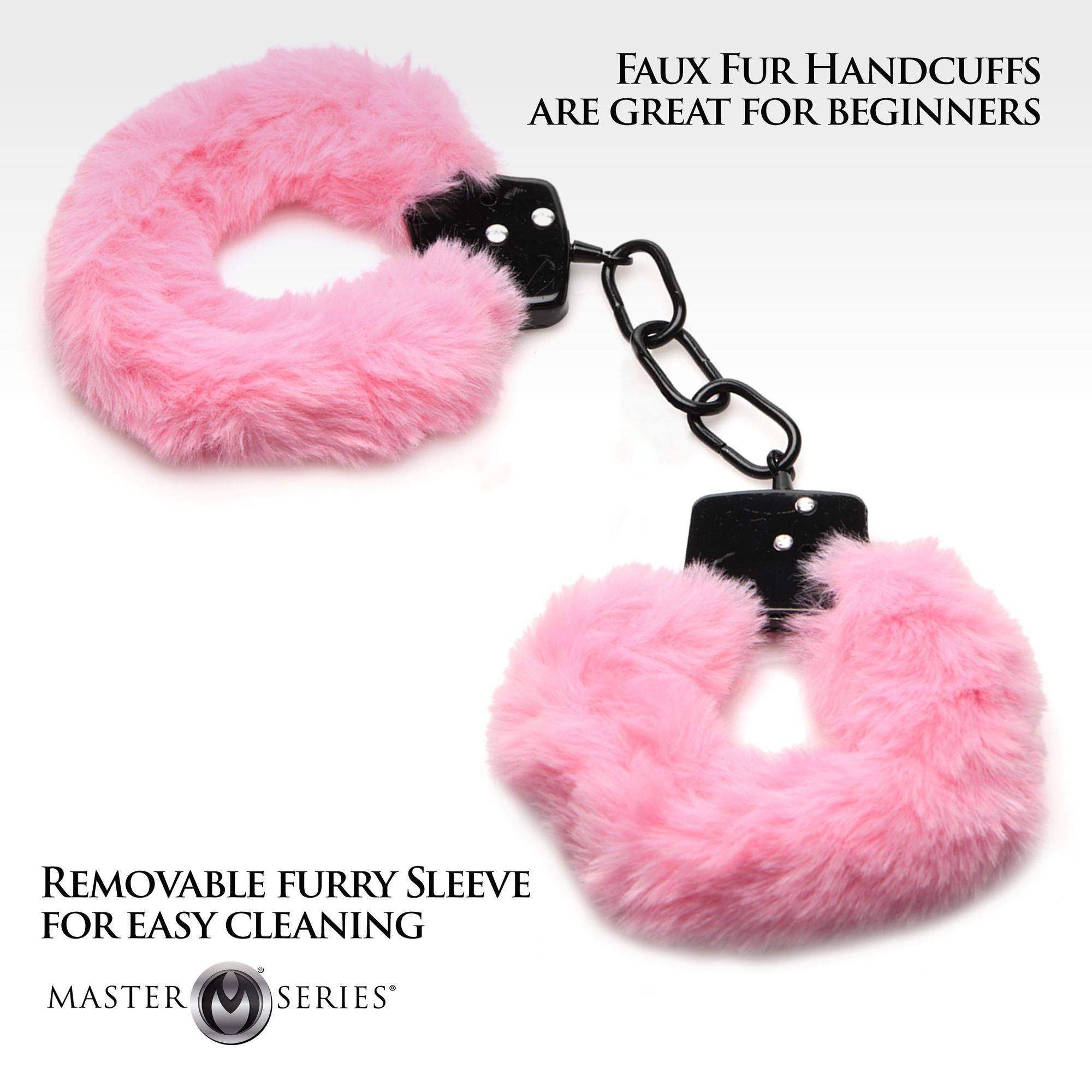 XR Brands - Cuffed in Fur Handboeien - Roze