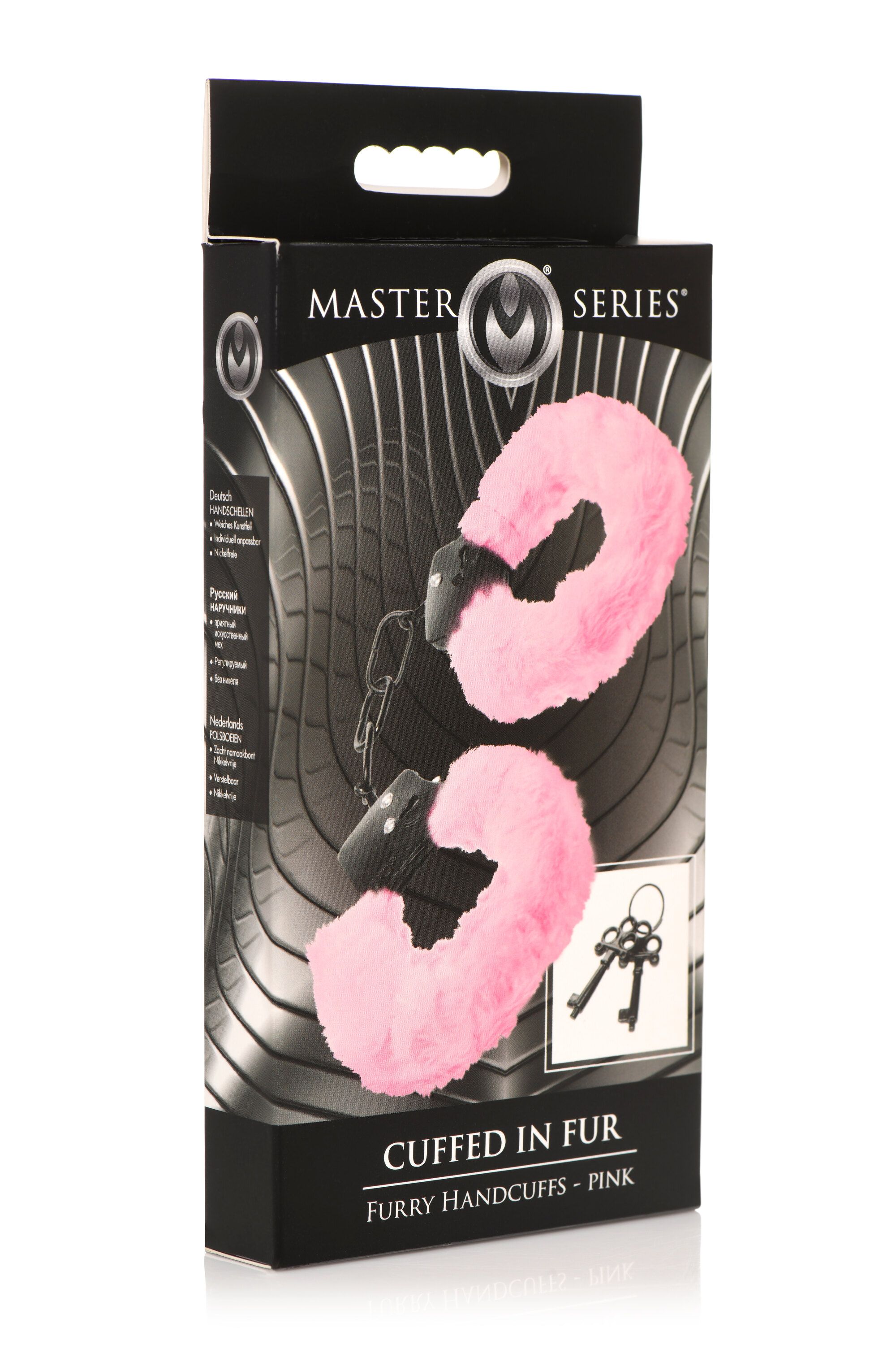 XR Brands - Cuffed in Fur Handboeien - Roze