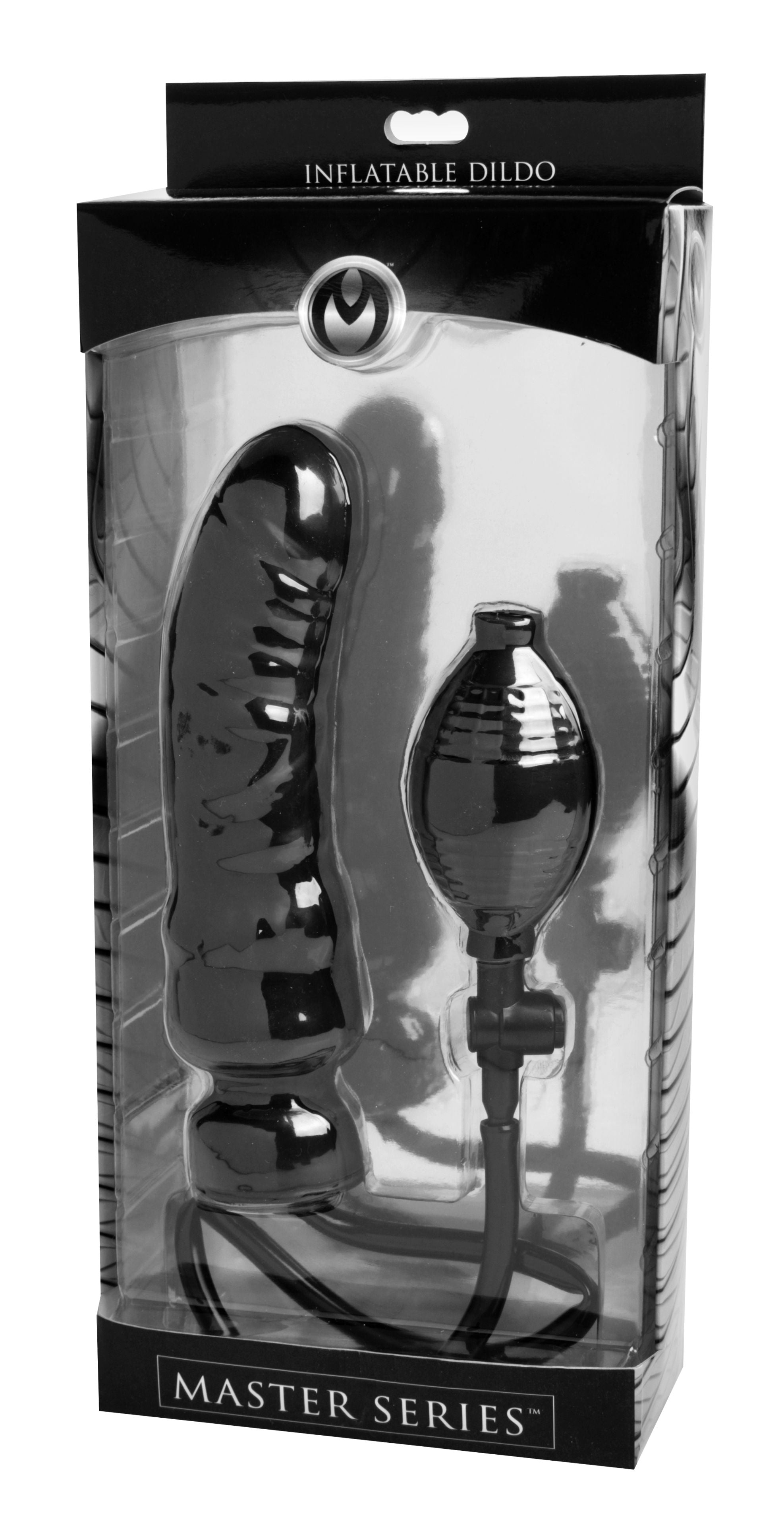 XR Brands - Renegade Opblaasbare Dildo - Zwart