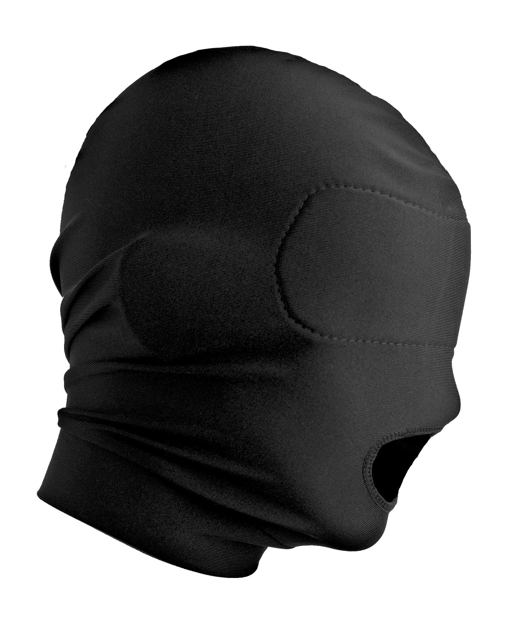 XR Brands - Open Mond Masker Met Gewatteerd Oogmasker - Zwart