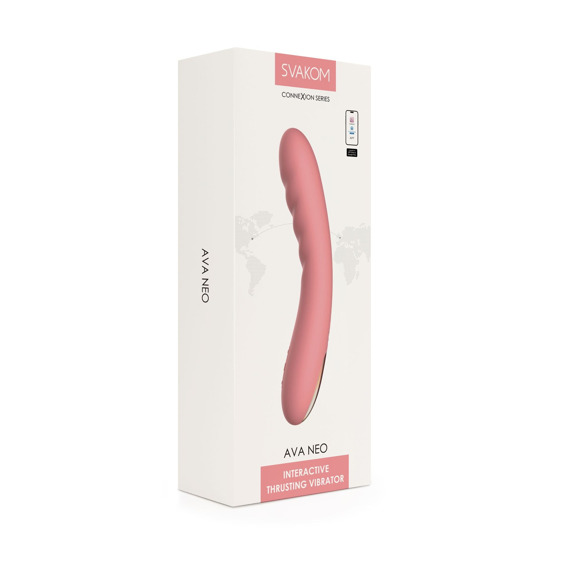 SVAKOM - Ava Neo Interactieve Stotende Vibrator - Perzik