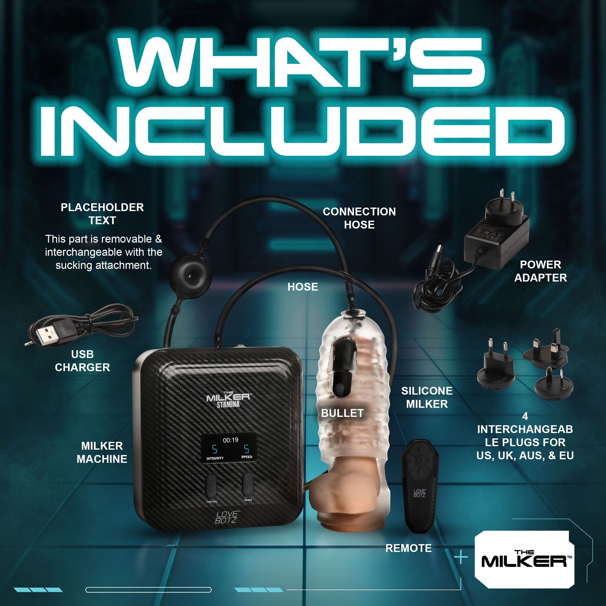 XR Brands - The Milker Stamina - Zwart