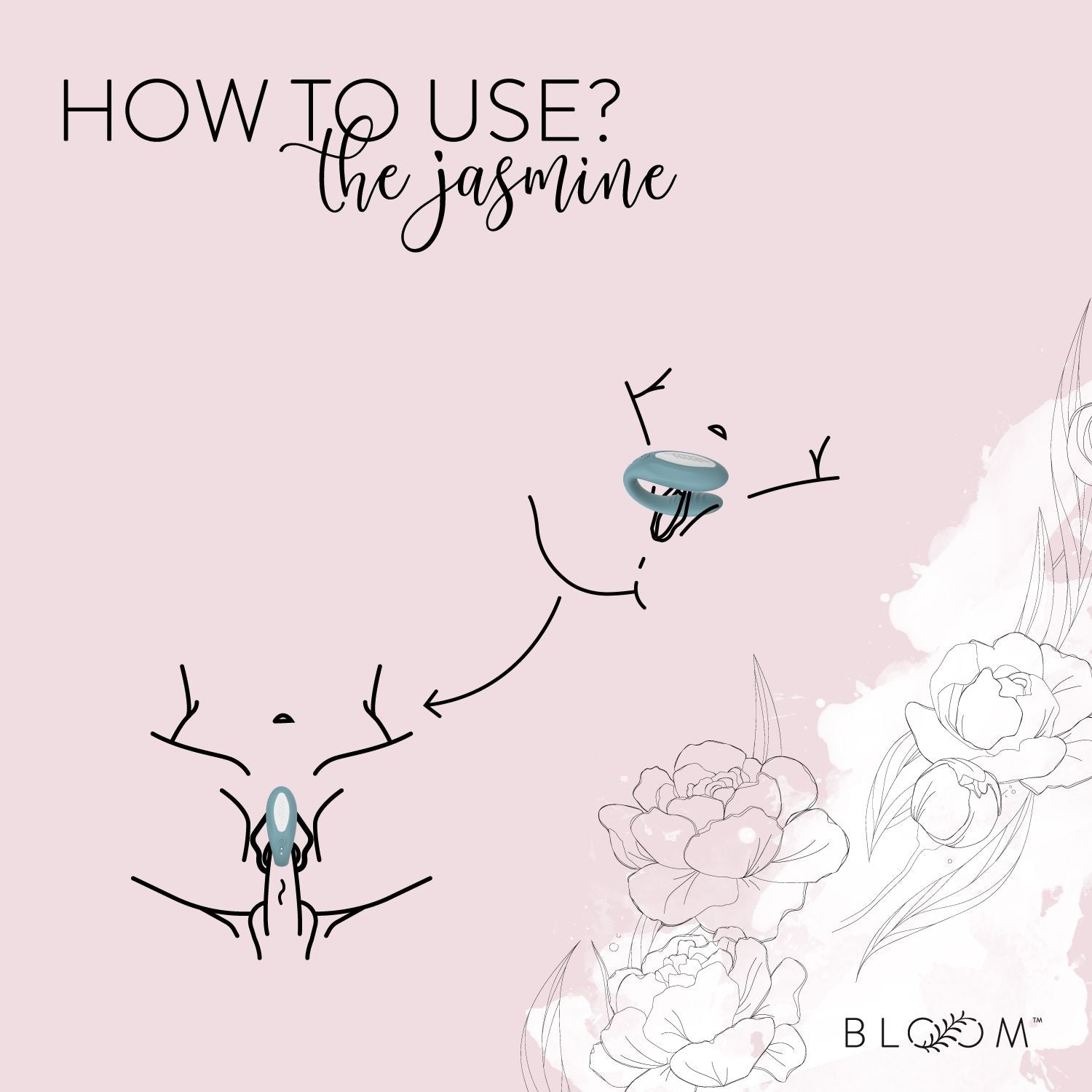 Bloom - The Jasmine C-vormige Vibrator - Groen