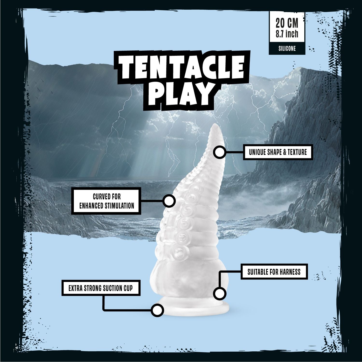 Mythical Mates - Tentakelspeelgoed Jelly Dildo - 20 cm