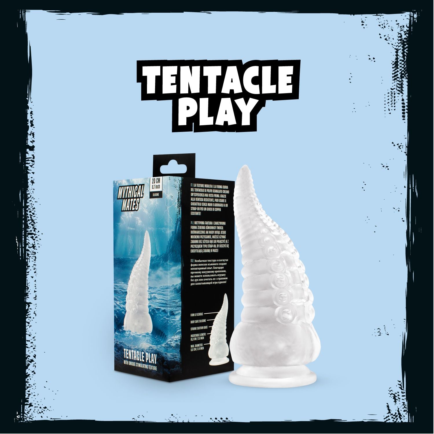 Mythical Mates - Tentakelspeelgoed Jelly Dildo - 20 cm