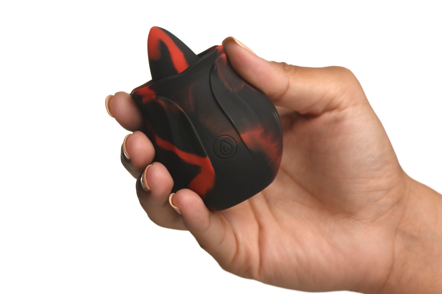 BLOOMGASM - Black Kiss Rimmende Roos Vibrator - Rood/Zwart