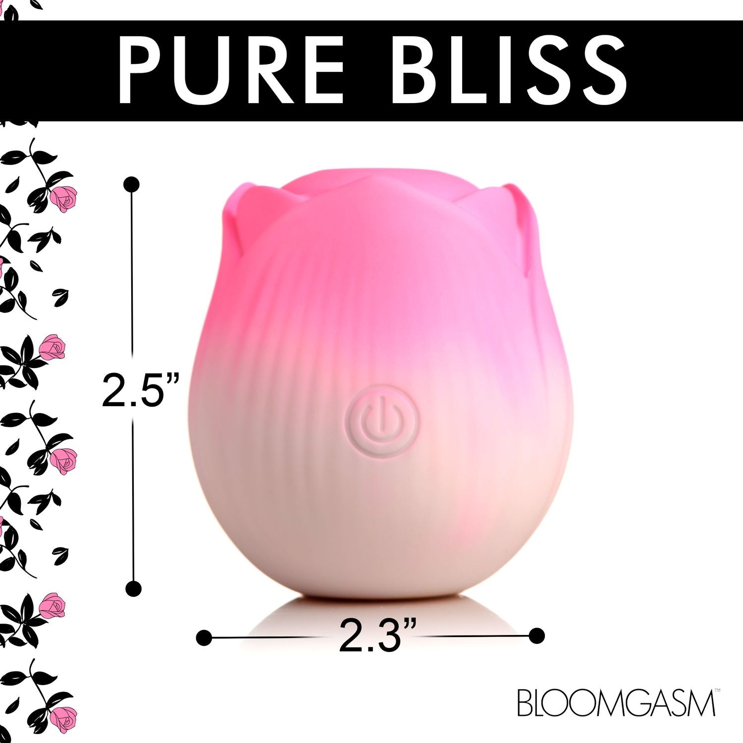 BLOOMGASM - Pulsing Petals Stimulator Tapfunctie Roos - Roze