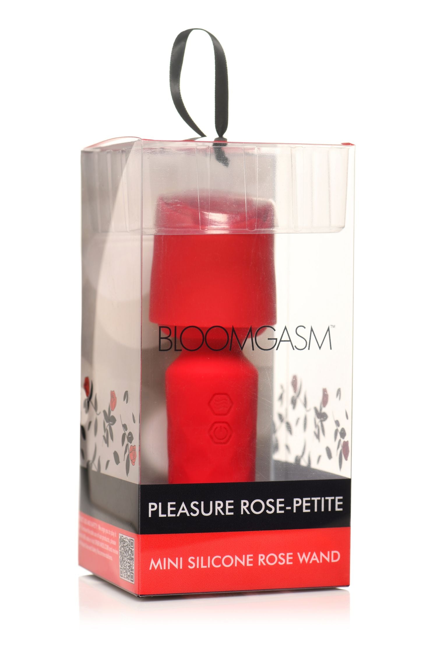 BLOOMGASM - Pleasure Rose Mini Wand Vibrator - Rood