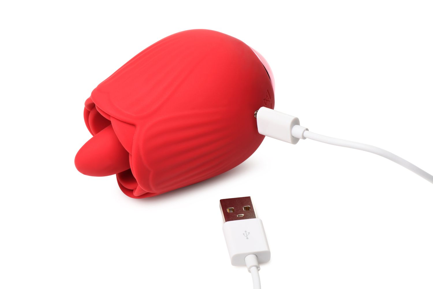 BLOOMGASM - French Rose Lik- en Vibratiestimulator - Rood