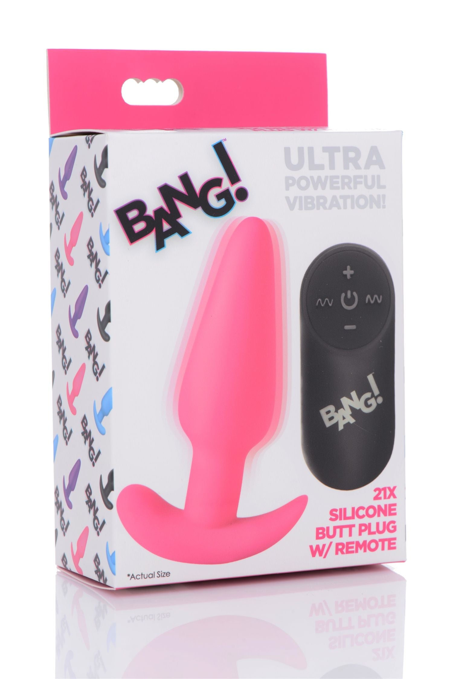 BANG! - Vibrerende Anaalplug met Afstandsbediening - Roze