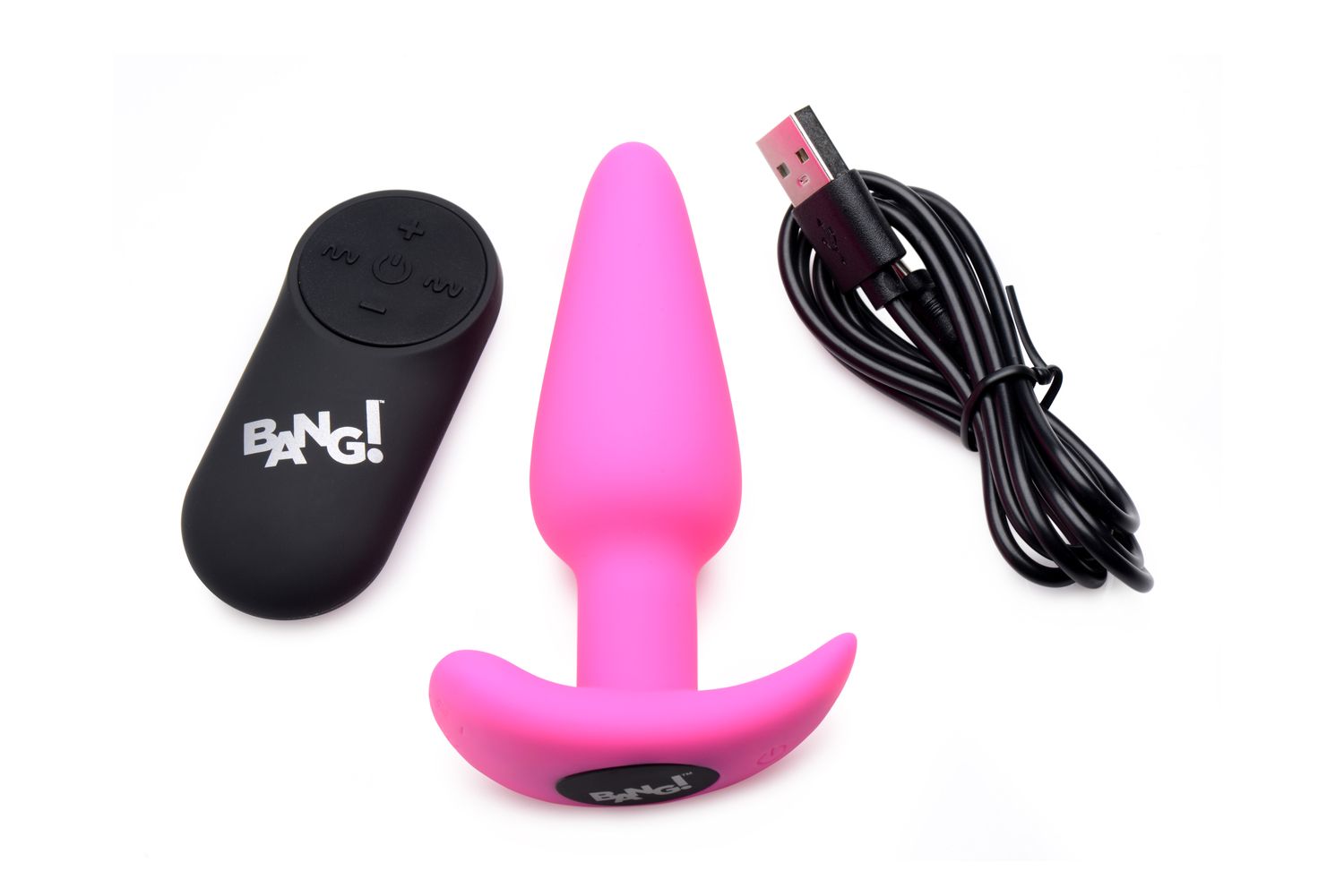 BANG! - Vibrerende Anaalplug met Afstandsbediening - Roze