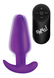 BANG! - Vibrerende Anaalplug met Afstandsbediening - Paars