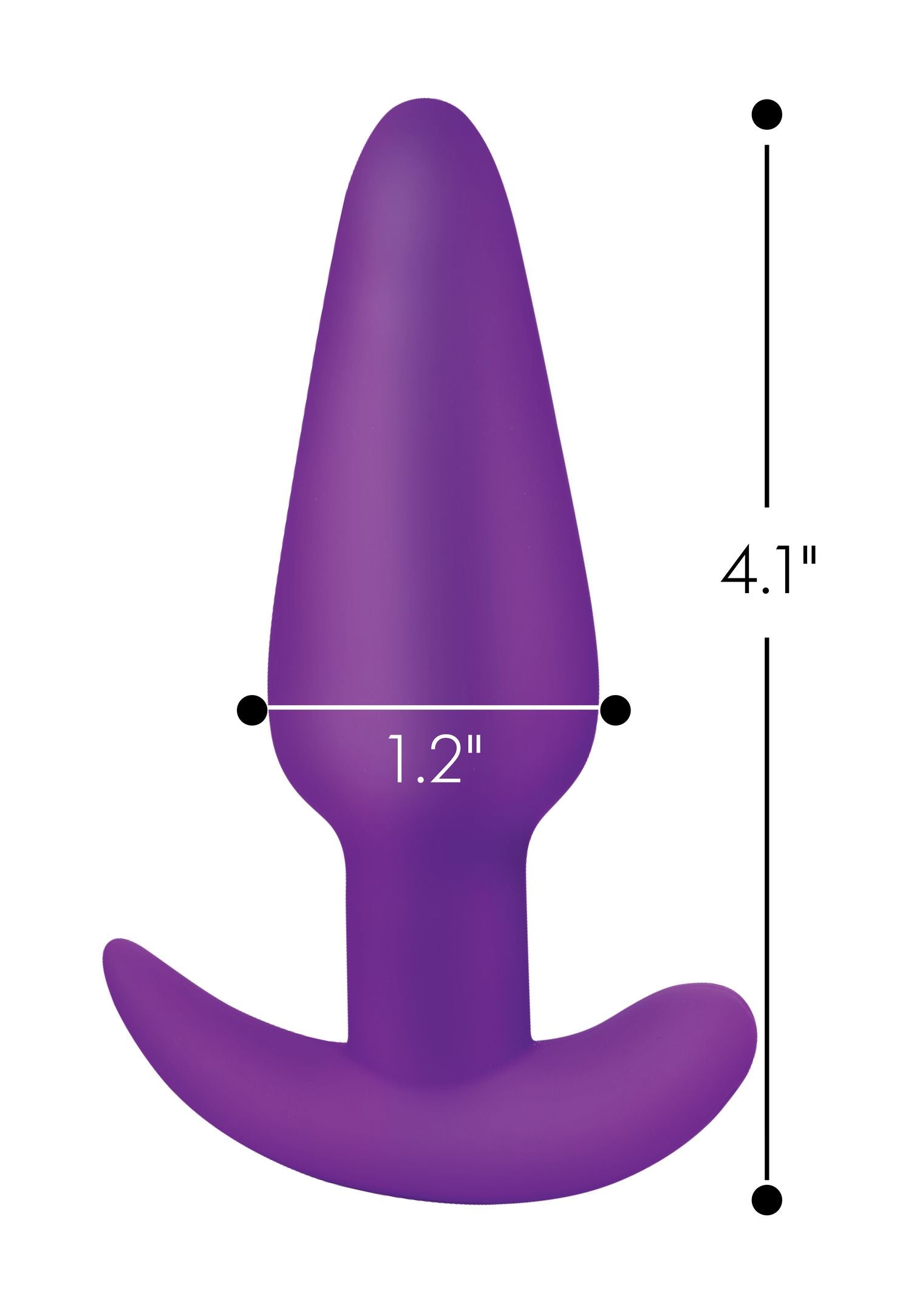BANG! - Vibrerende Anaalplug met Afstandsbediening - Paars