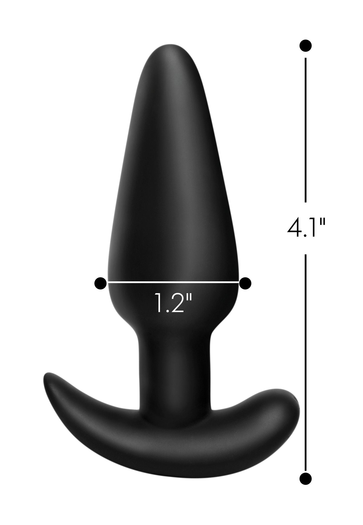 BANG! -  Vibrerende Anaalplug met Afstandsbediening -Zwart