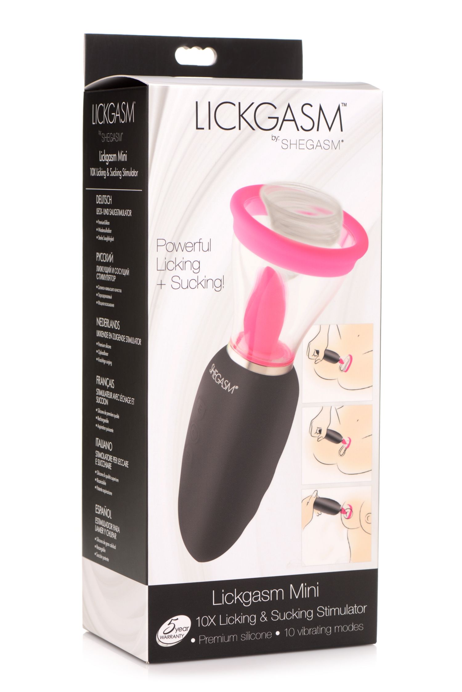 LICKGASM - Mini Stimulator Zuigen, Likken & Vibratie