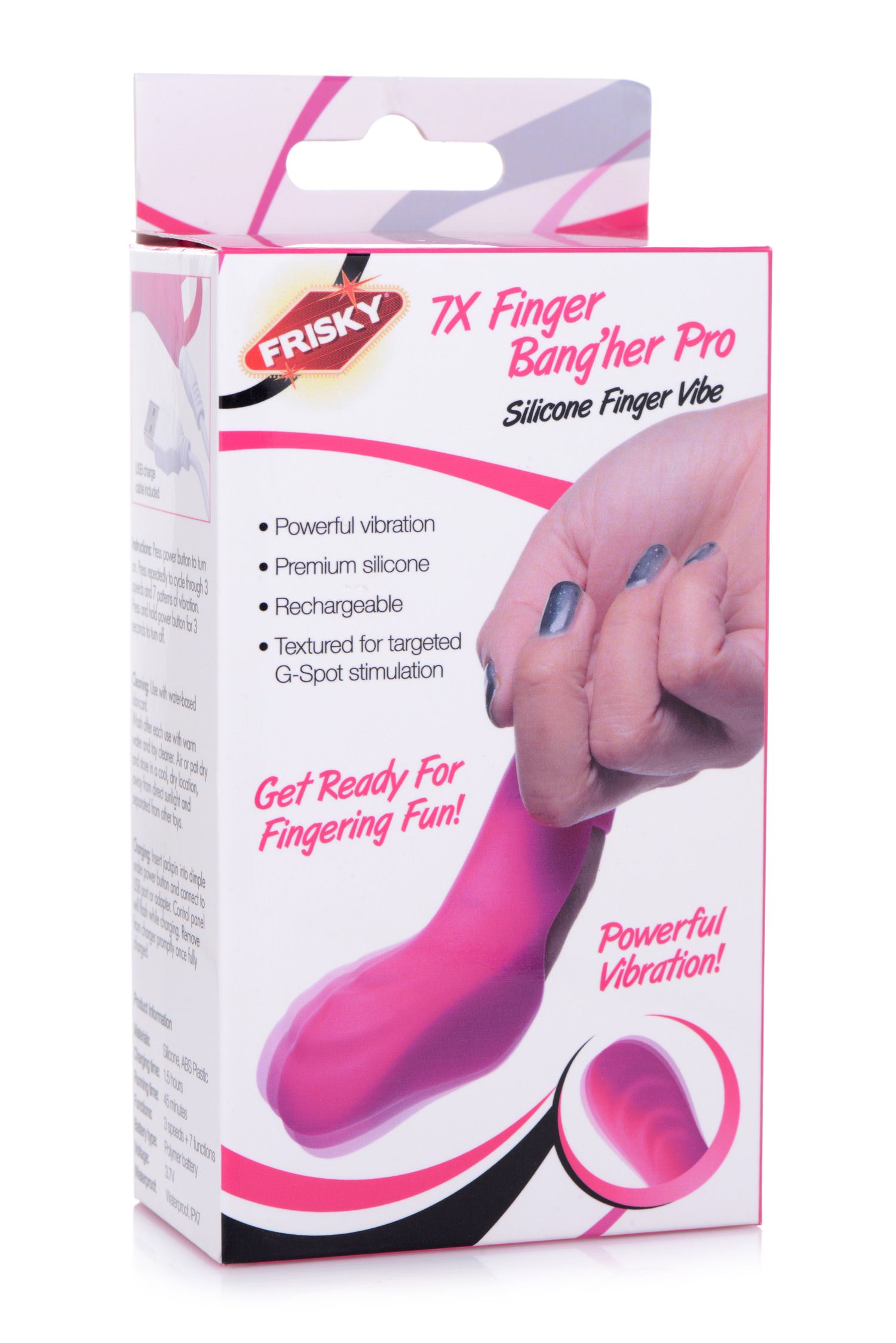 FRISKY - Finger Bang Her Pro Vingervibrator - Roze