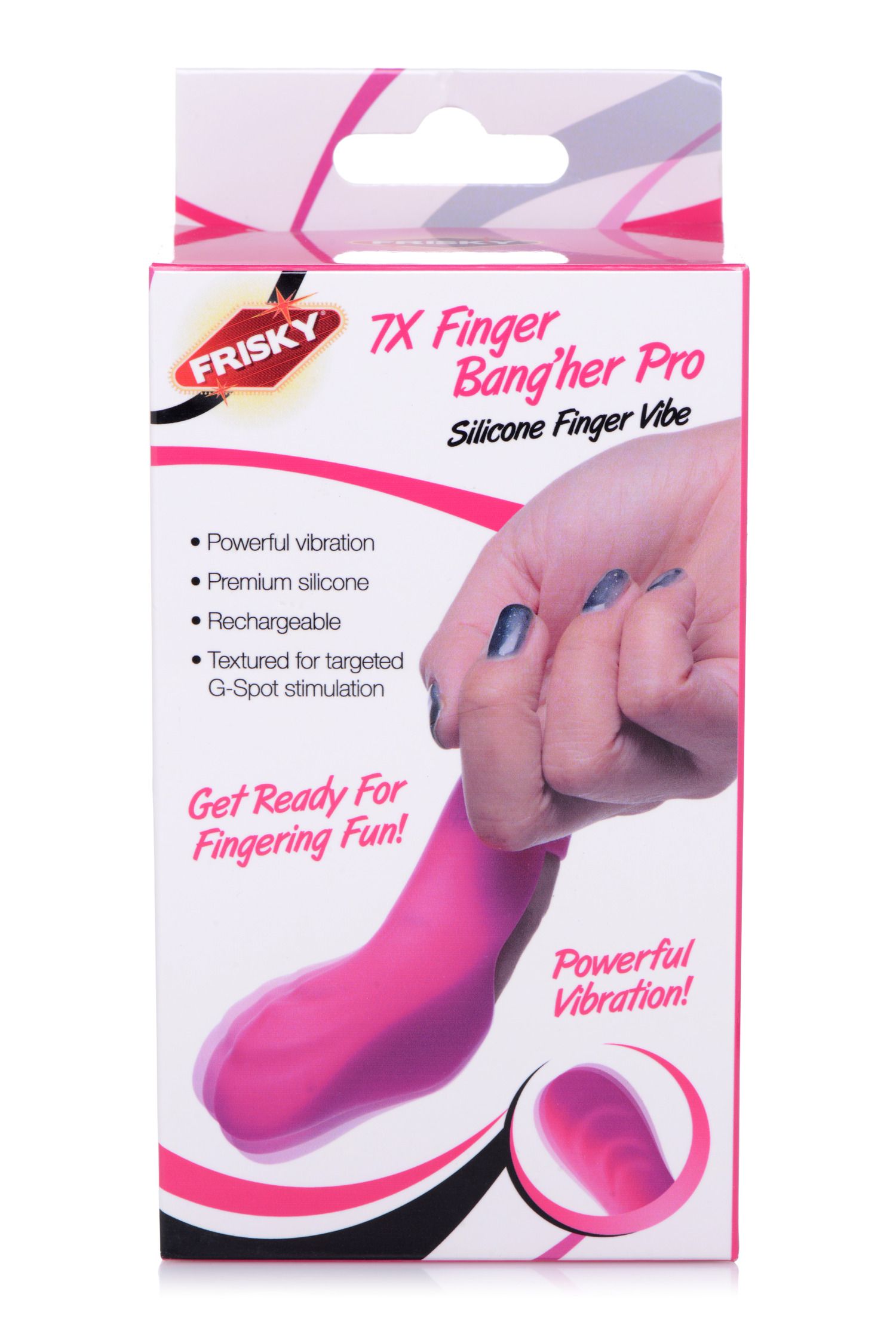 FRISKY - Finger Bang Her Pro Vingervibrator - Roze