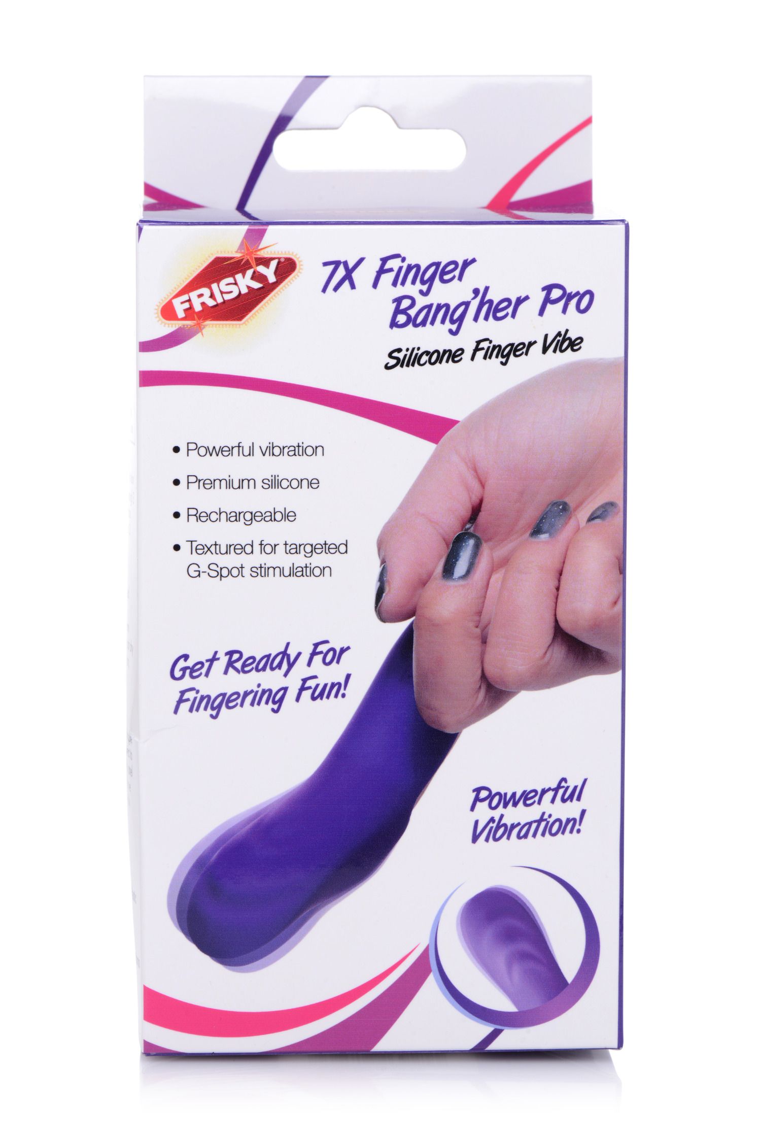 FRISKY - Finger Bang Her Pro Vingervibrator - Paars