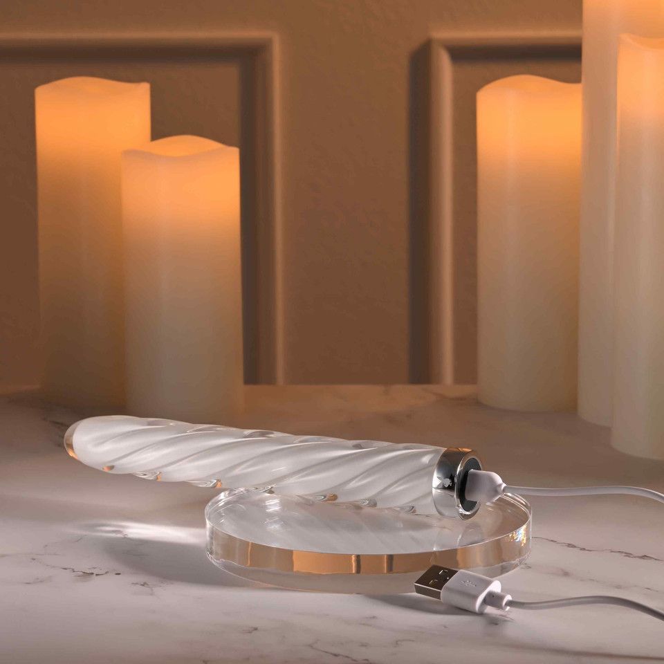 Playboy - In A Twist Glazen Vibrator