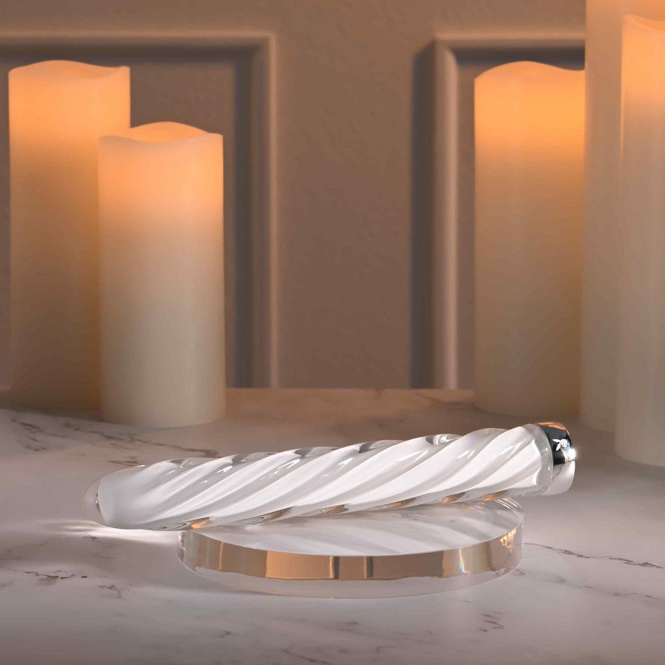 Playboy - In A Twist Glazen Vibrator