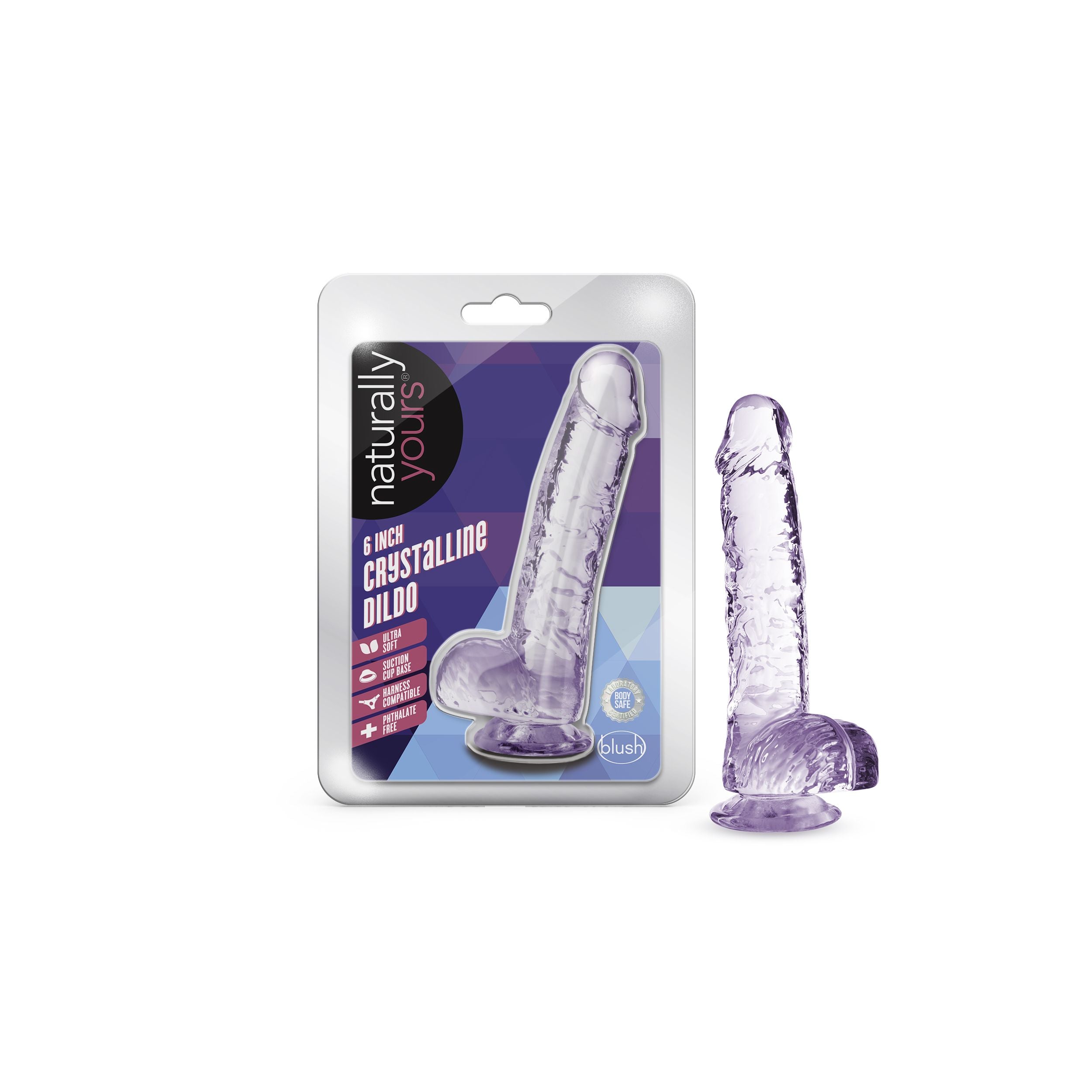 B Yours - Naturally Yours Crystalline Dildo Amethist