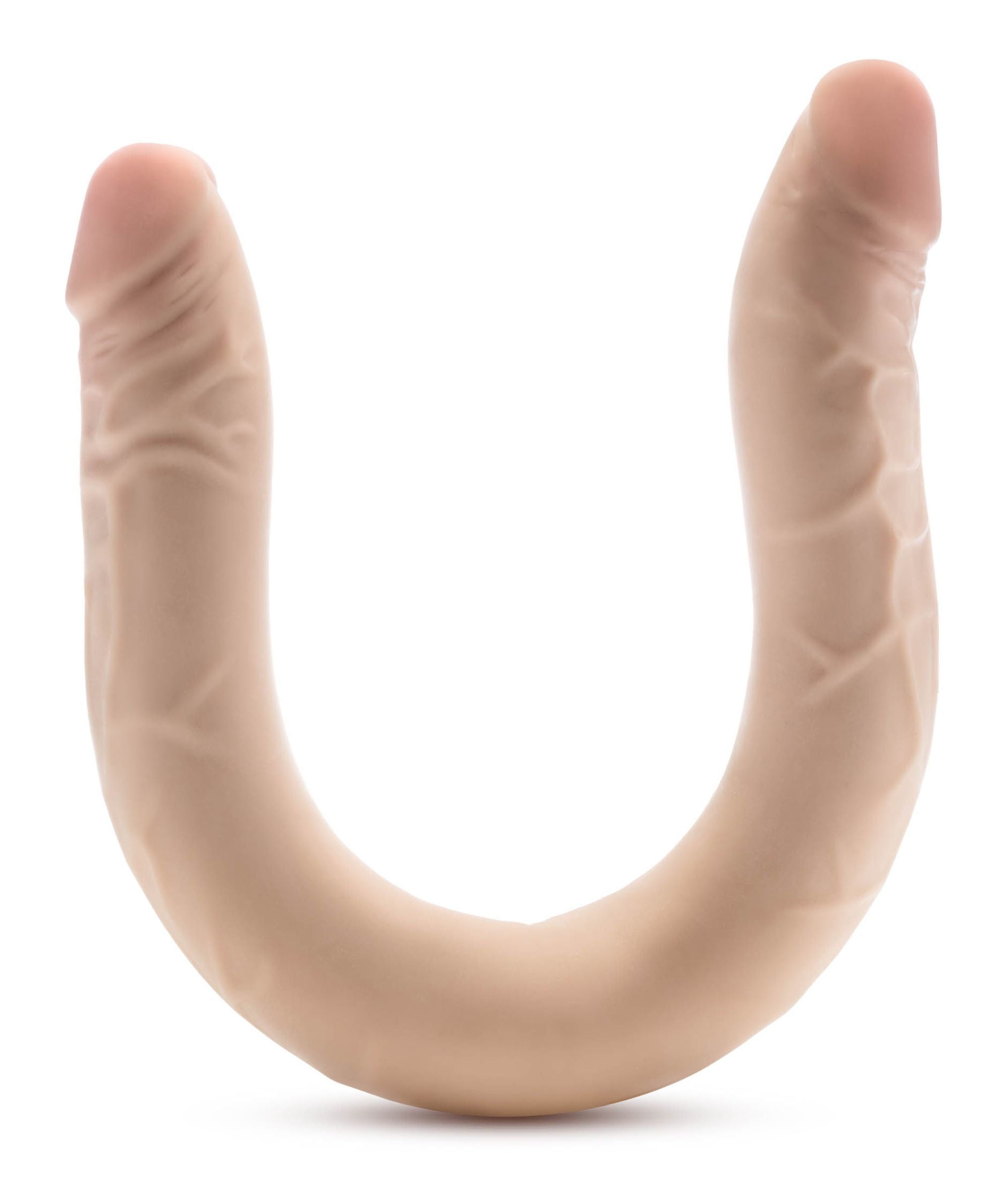 Dr Skin - Dr. Skin Plus 16,5” Buigzame Dubbele Dildo Beige