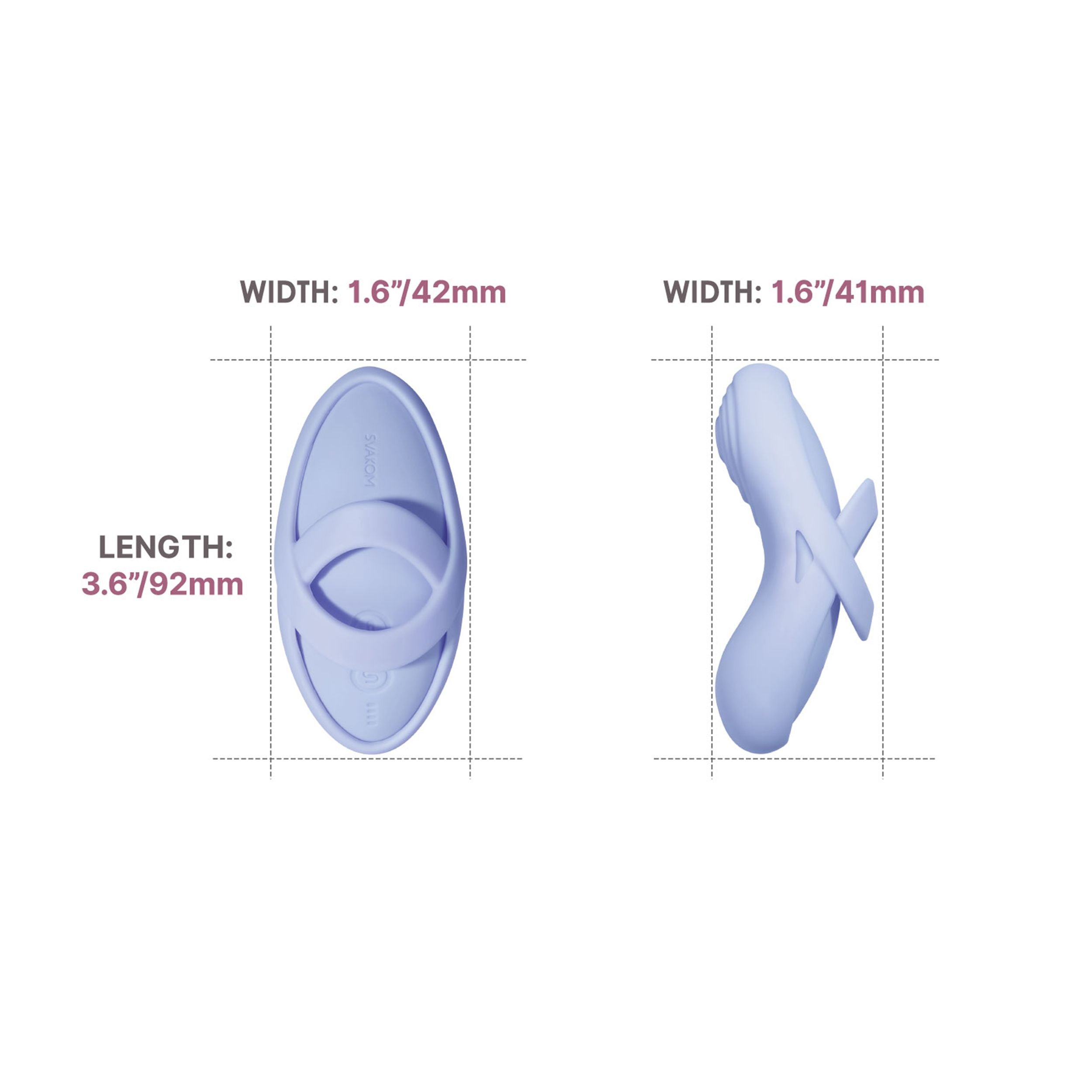 SVAKOM - Echo 2 Vingervibrator - Sky Blue