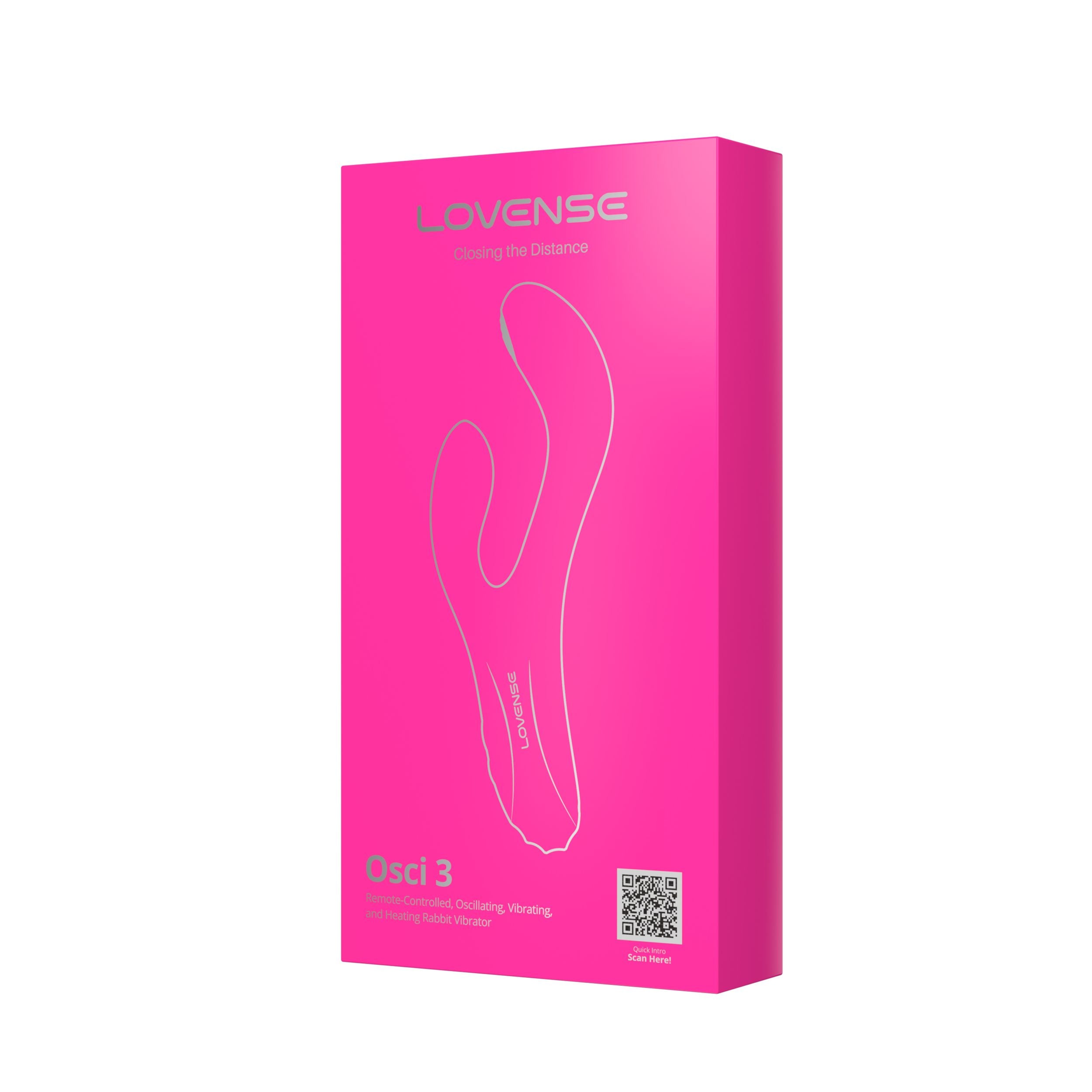 Lovense - Osci 3 Verwarmende G-Spot Vibrator - Roze