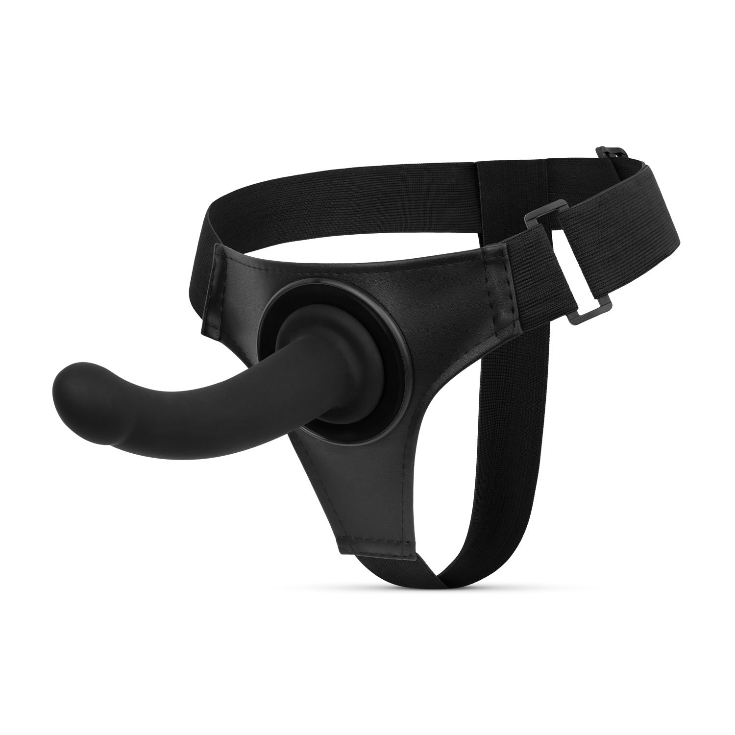 Fetish Collection – Harness Met Zuignap – Zwart