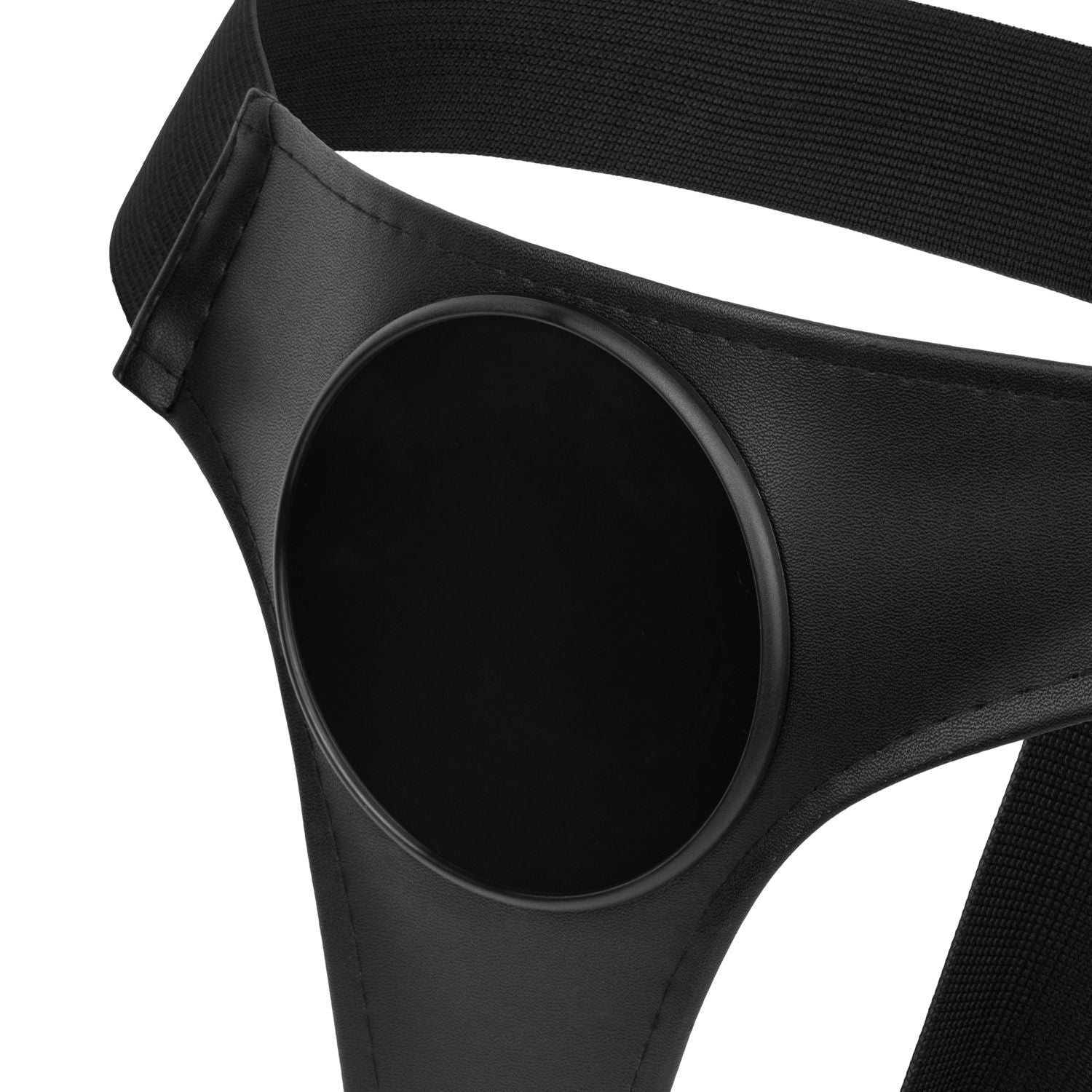 Fetish Collection – Harness Met Zuignap – Zwart