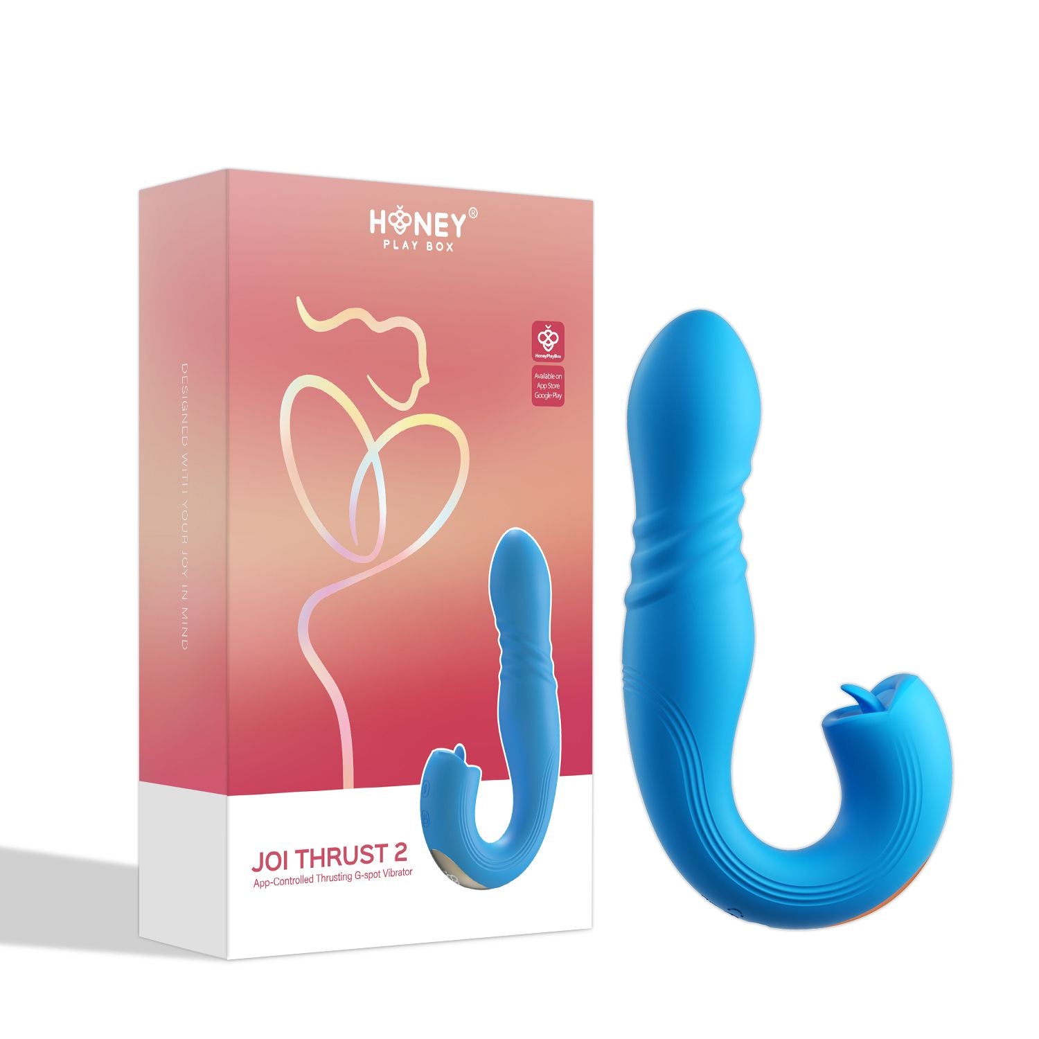 HoneyPlayBox-JOI Thrust 2 Pressure Sensing App Controlled Thrusting G-spot