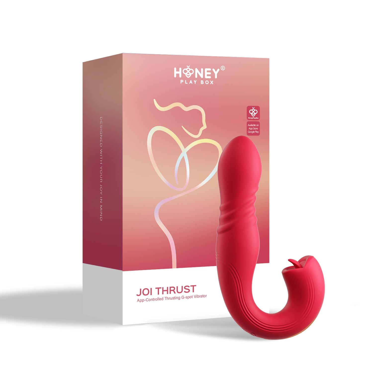 HoneyPlayBox - JOI Thrust 2 Pressure Sensing App Controlled Thrusting G-spo