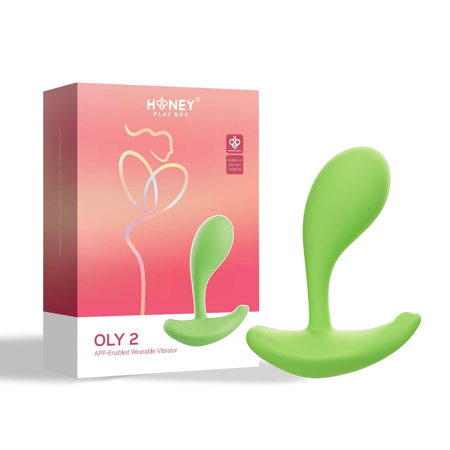 HoneyPlayBox - OLY 2 App-gestuurde Draagbare Clitoris- & G-spot Vibrator