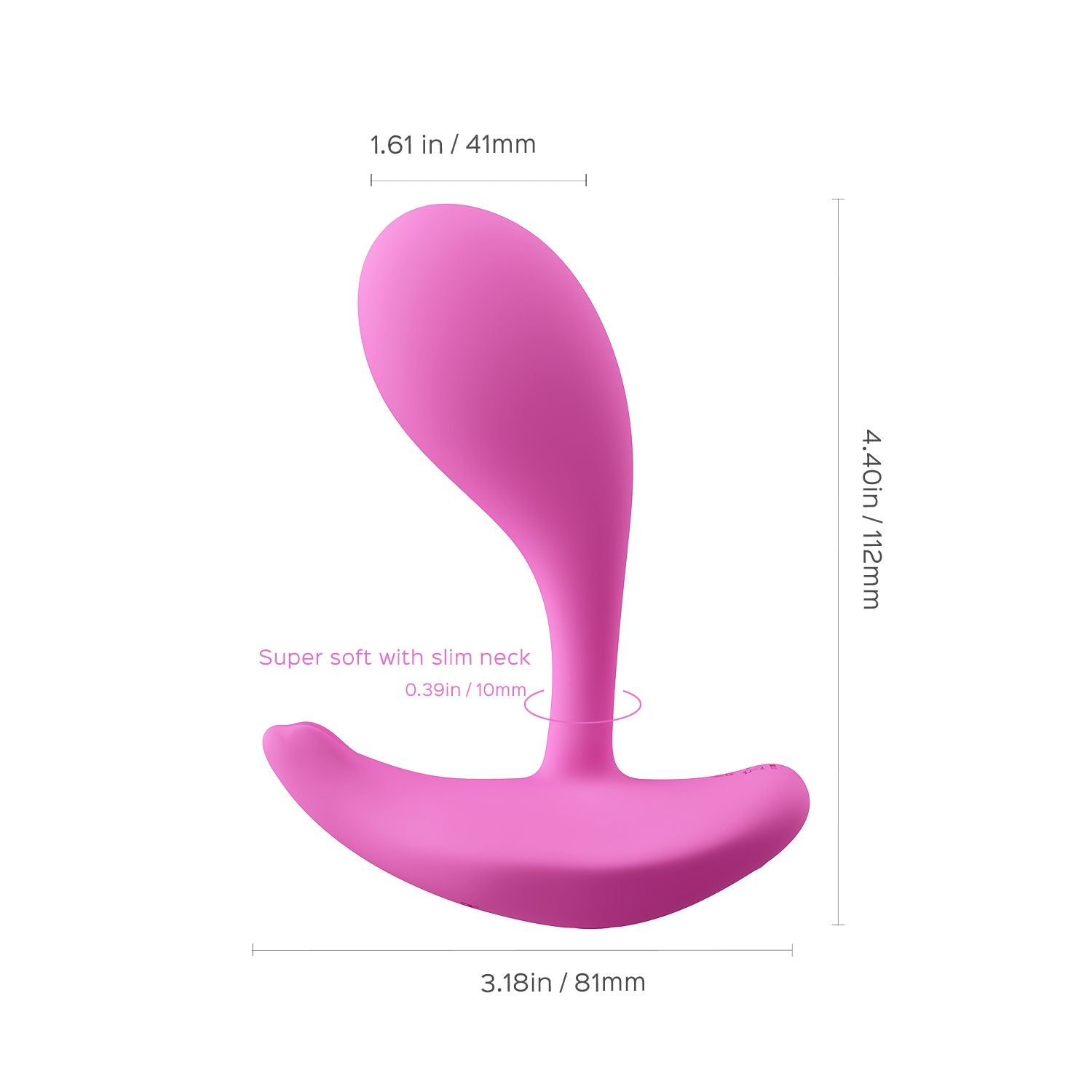 HoneyPlayBox - OLY 2 Draagbare Clitoris- & G-spot Vibrator Met App - Roze