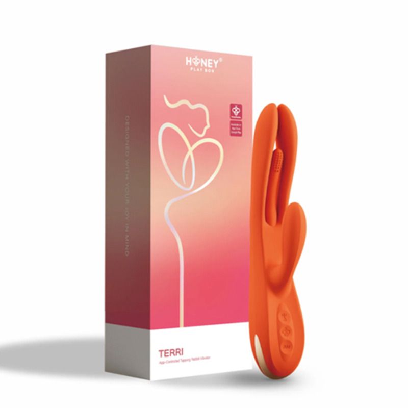 HoneyPlayBox - Terri App-controlled Kinky Finger Tapping Rabbit Vibrator Or