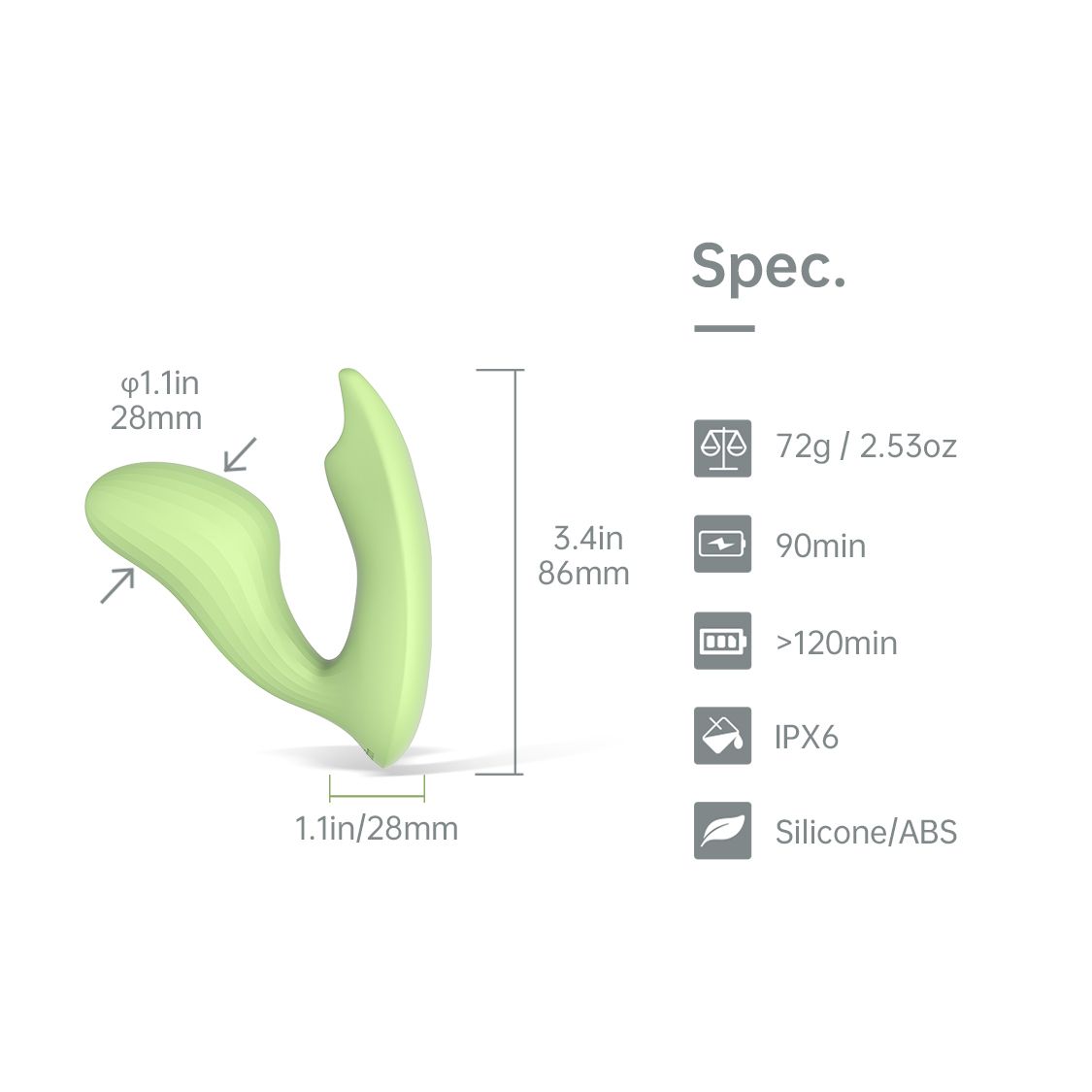 Magic Motion - Umi Smart Wearable Vibrator - Groen