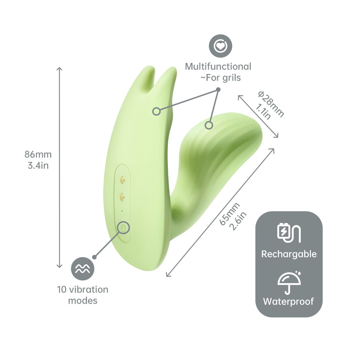 Magic Motion - Umi Smart Wearable Vibrator - Groen