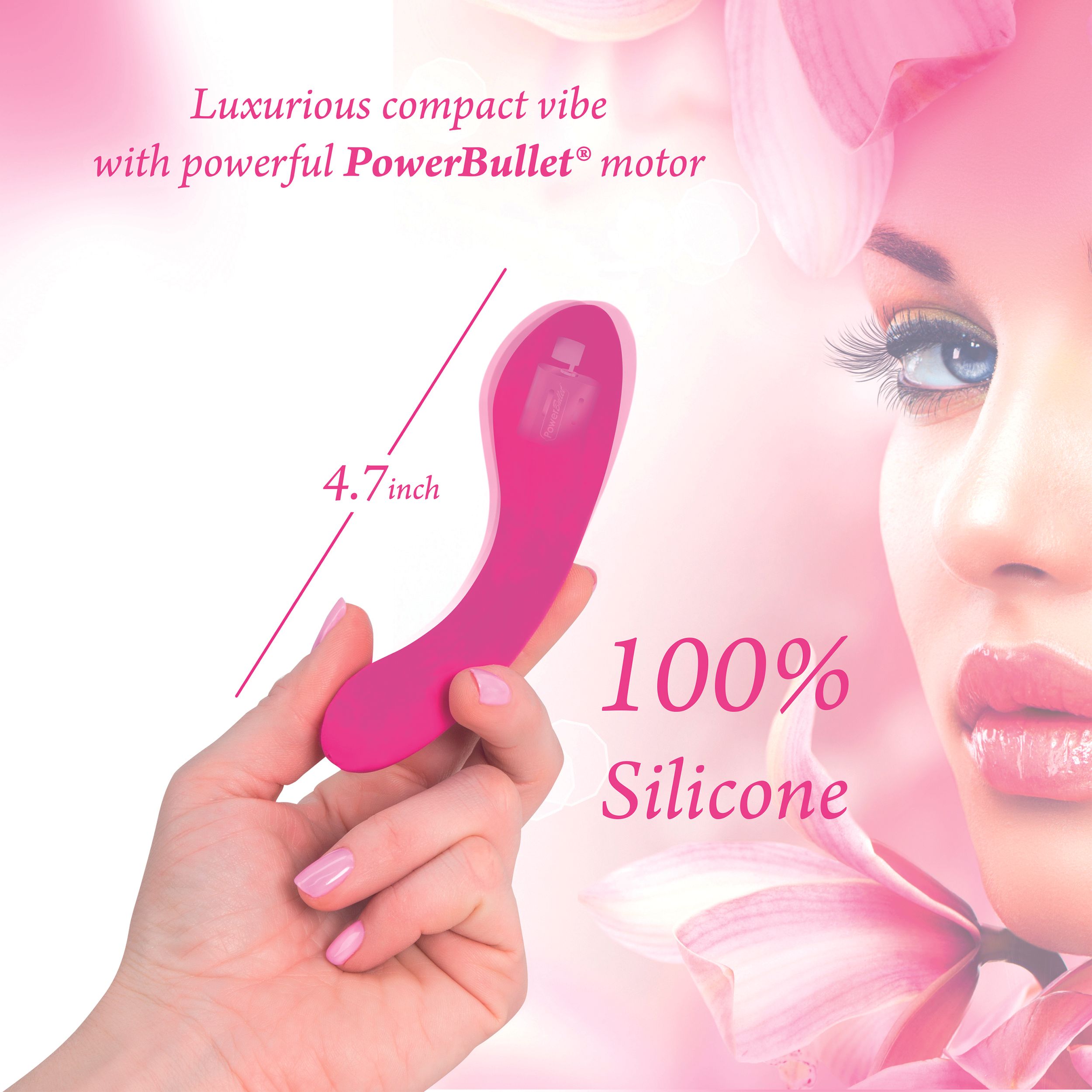 De Mini Swan Wand Vibrator - Roze