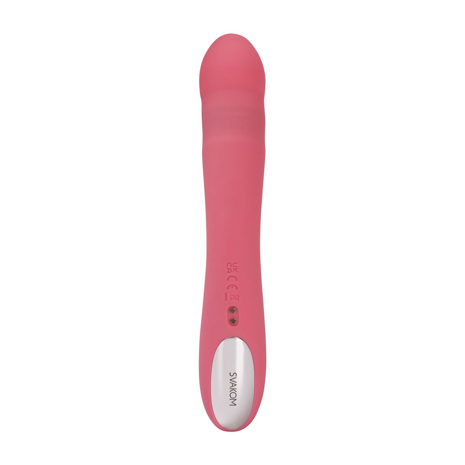 SVAKOM - Avery Thrusting Rabbit Vibrator - Aardbei Roze