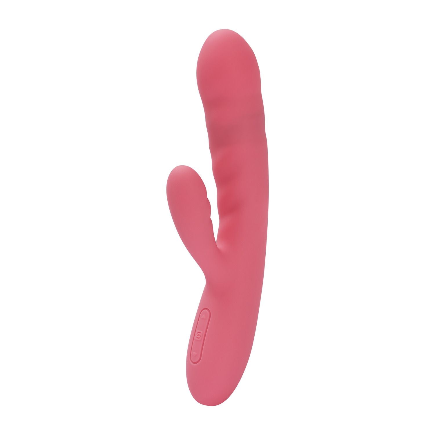 SVAKOM - Avery Thrusting Rabbit Vibrator - Aardbei Roze