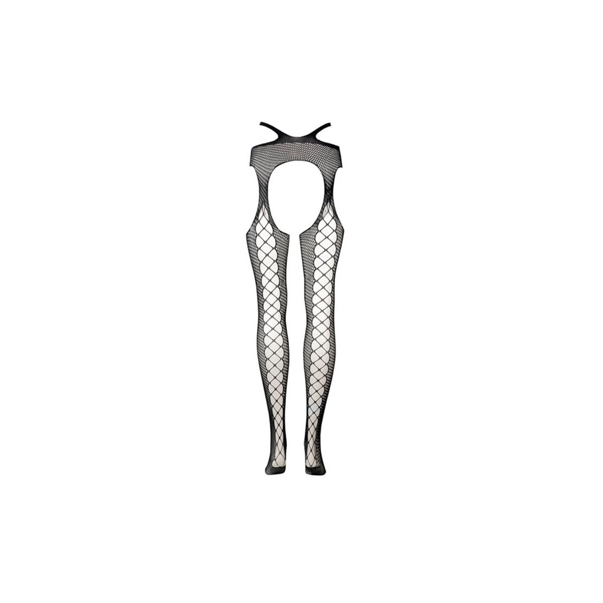 Le Desir - Jarretelpanty met Bandjes in de Taille Queen Size - Zwart