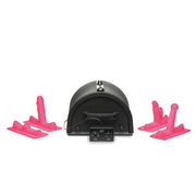 LOVE BOTZ - 50X Saddle Pro Sex Machine met 4 Opzetstukken - Zwart