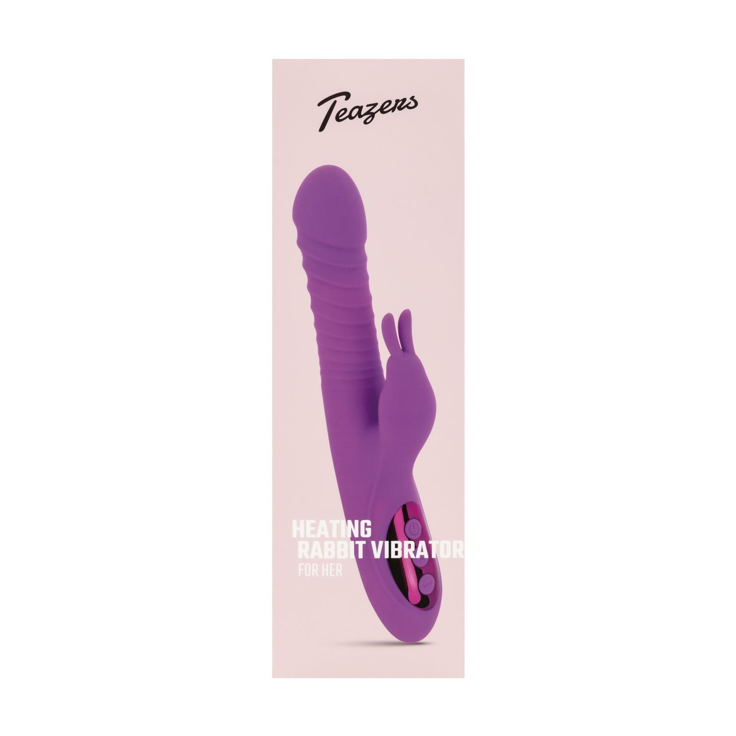 Teazers – Stotende, Verwarmende Rabbit Vibrator – Paars