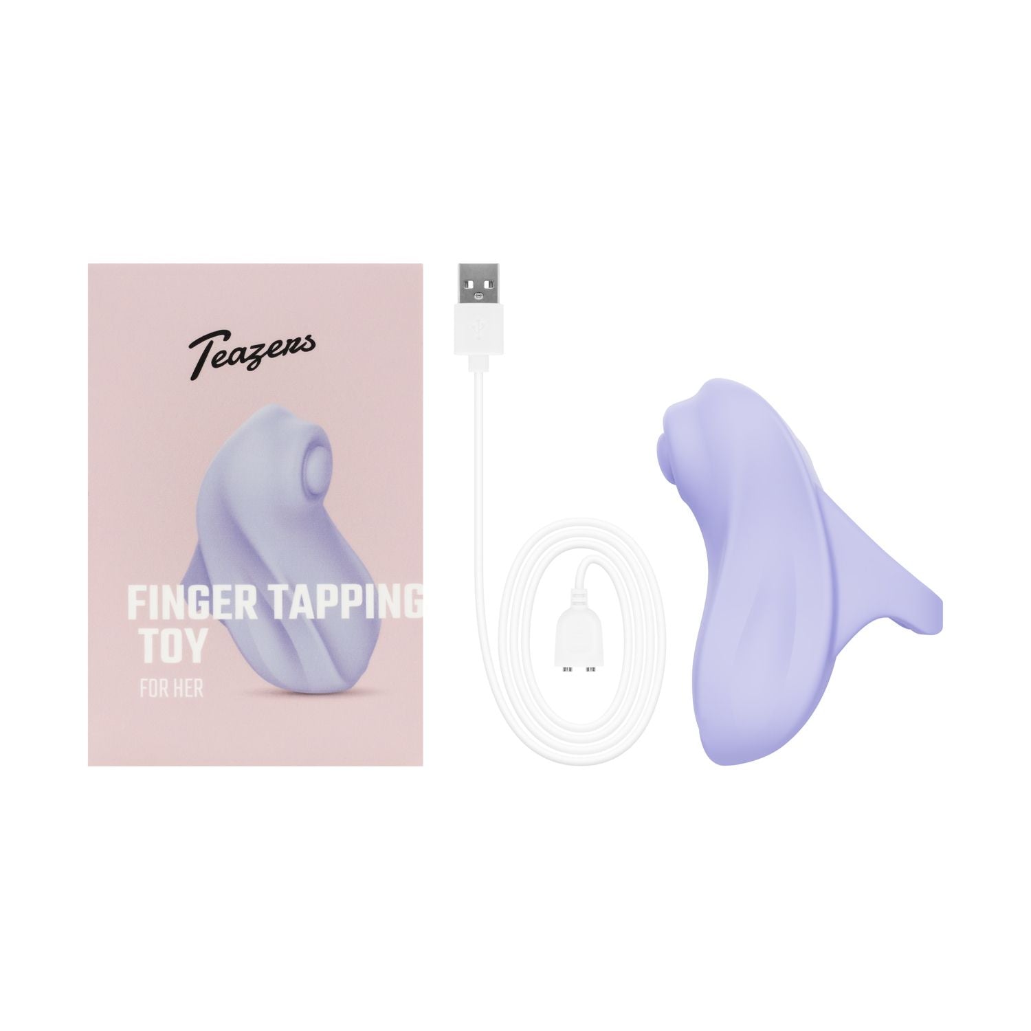Teazers - Vinger Vibrator Tikkende Stimulator - Paars