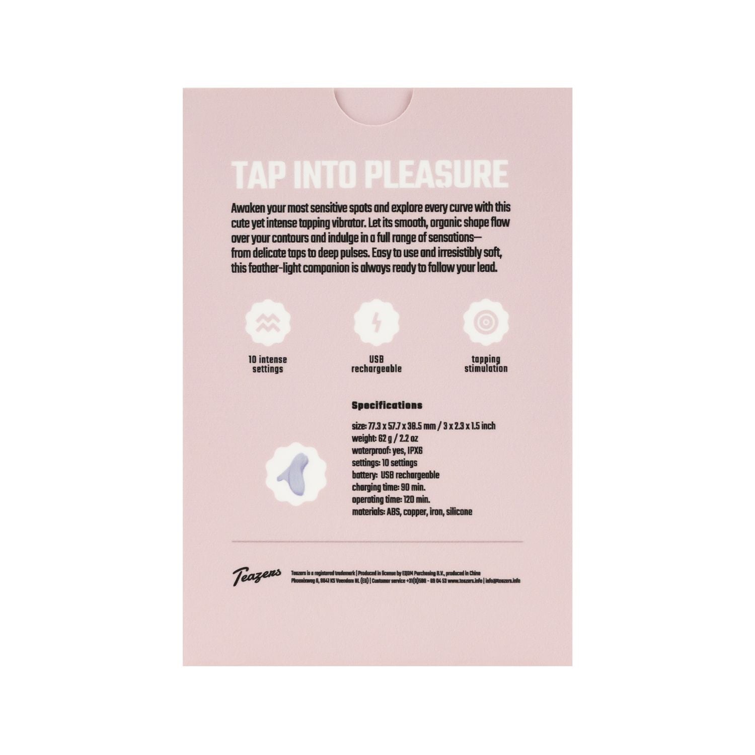 Teazers - Vinger Vibrator Tikkende Stimulator - Paars