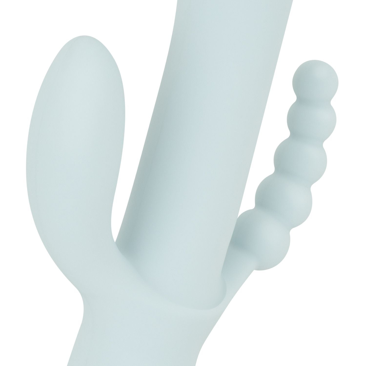 Good Vibes Only - Triple Stimulation Vibe - Soft Silicone - Blauw