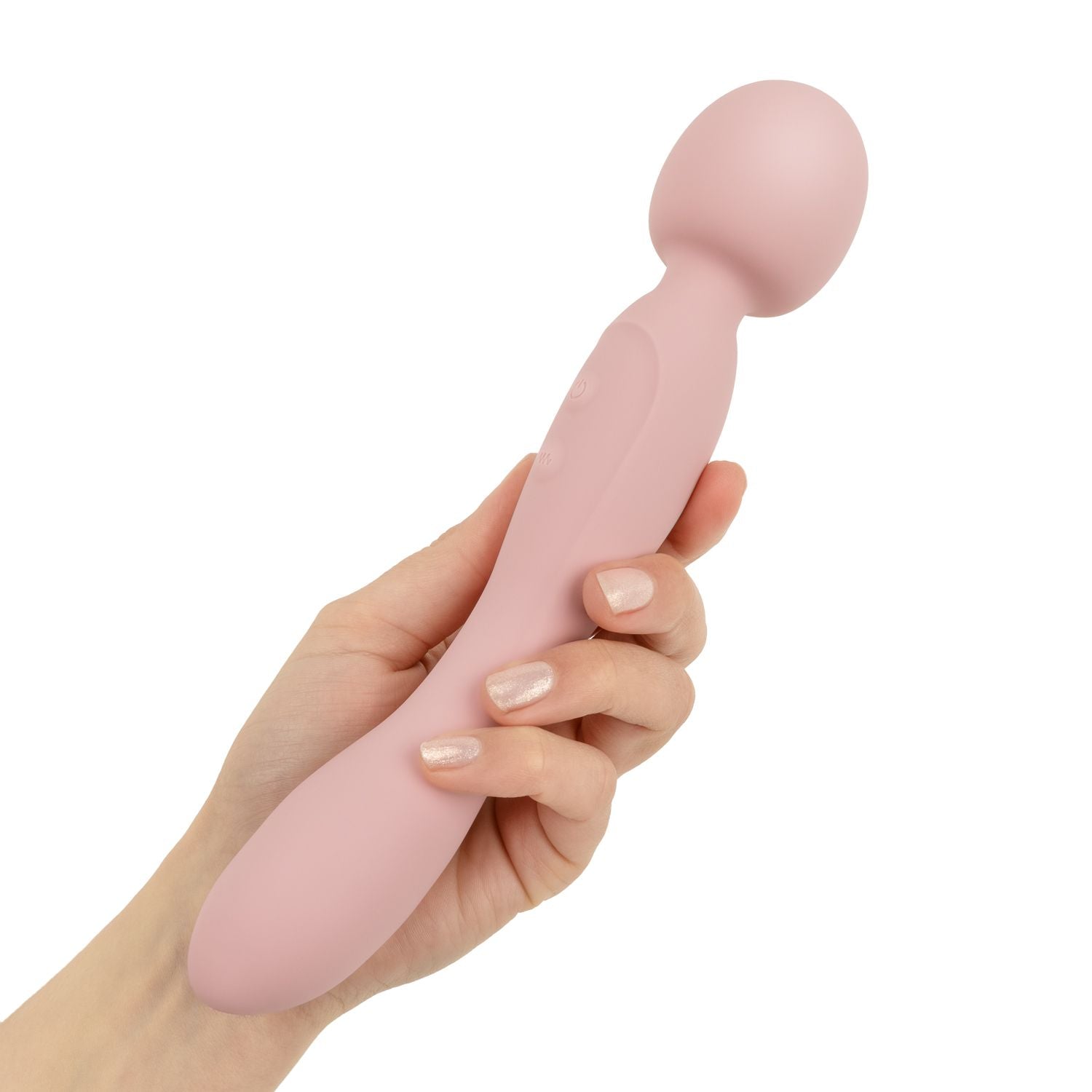 Good Vibes Only - Dubbelzijdige Wand Vibrator - Soft Silicone - Roze