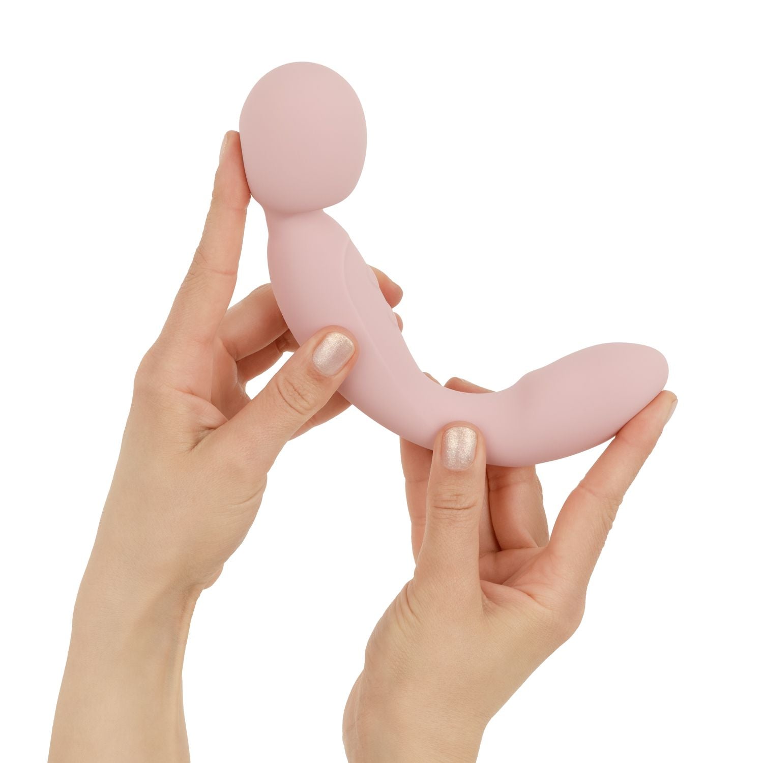 Good Vibes Only - Dubbelzijdige Wand Vibrator - Soft Silicone - Roze