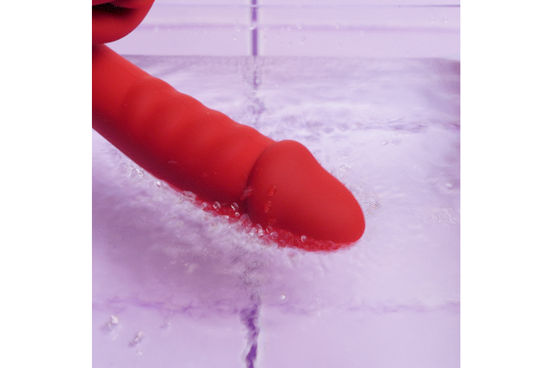 Teazers-dildo met clitorisstimulator