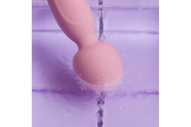 Good Vibes Only - Dubbelzijdige Wand Vibrator - Soft Silicone - Roze